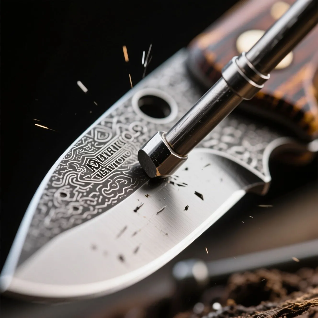Jeff testing a high-carbon steel bushcraft knife on a hardwood log — part of the Survival and Outdoors Blade Lab gear review process.